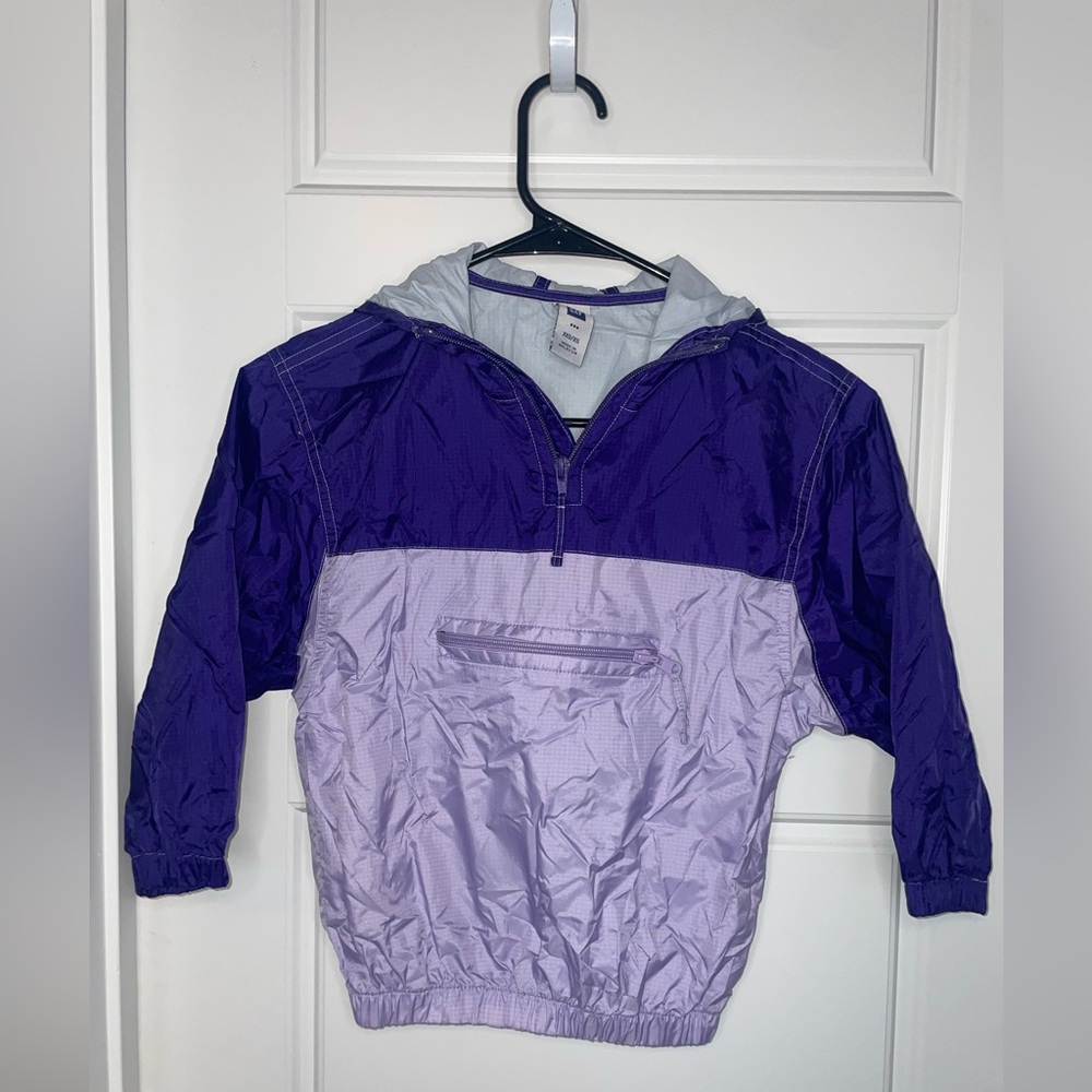 Girls XXS Lavender & Purple Gap‎ Rain Jacket